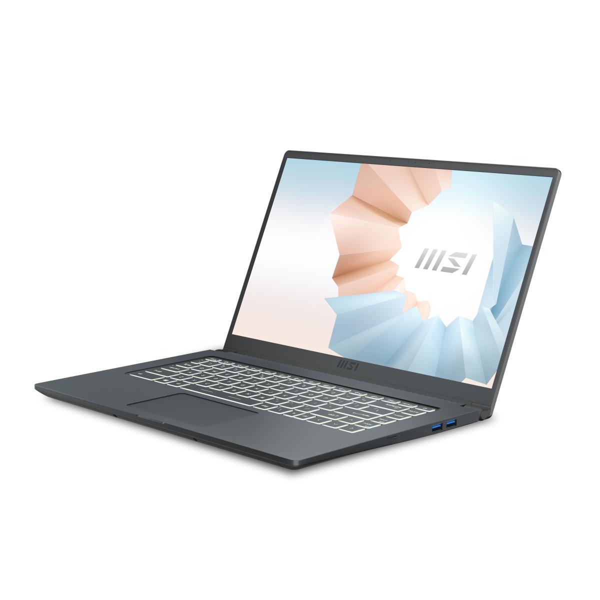 Modern 15 A5m 206be Grey - 15.6in - Ryzen 5 5500u - 8GB Ram - 256GB SSD - Amd Radeon - Win11 Home - Azerty Belgian