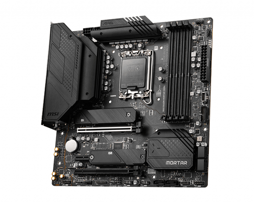 Motherboard Mag B660m Mortar Ddr4 LGA1200 Intel B660 4 X Ddr4 MATX