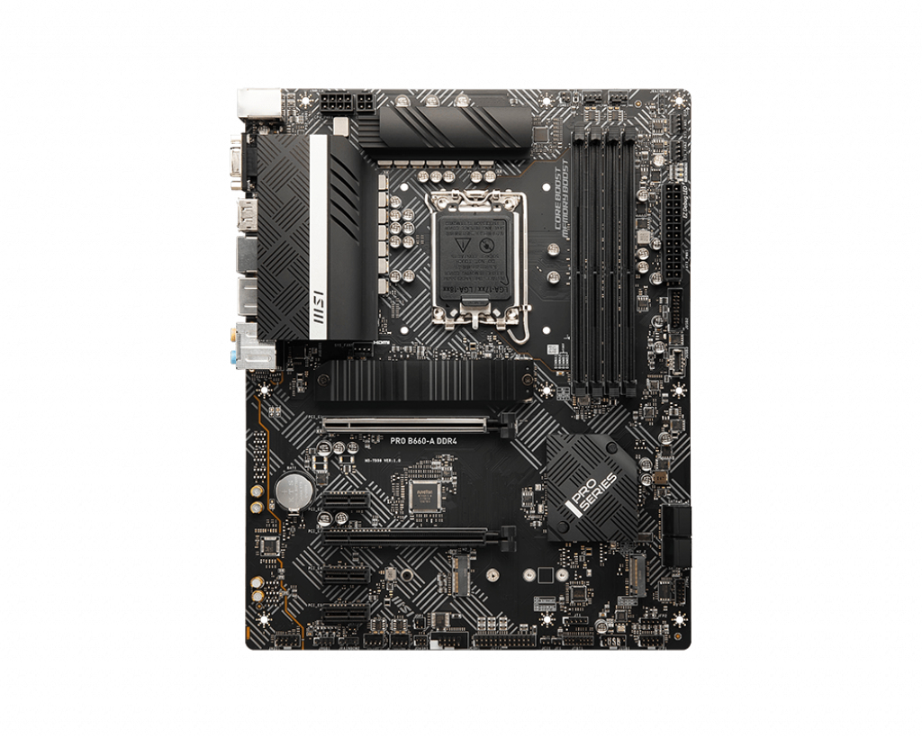 Motherboard Pro B660-a Ddr4 LGA1700 Intel B660 4 X Ddr4 MATX