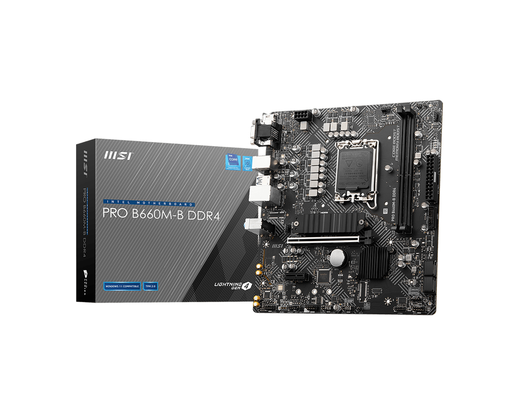 Motherboard Mag B660m-b Ddr4 LGA1700 Intel B660 4 X Ddr4 MATX