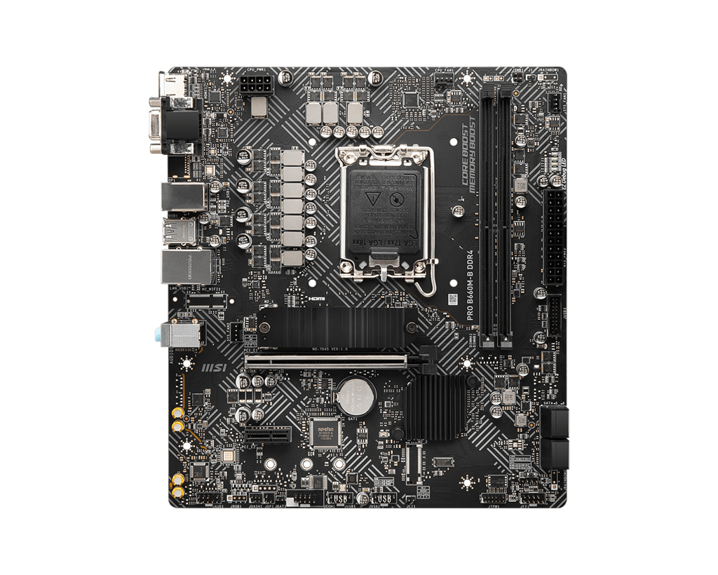 Motherboard Mag B660m-b Ddr4 LGA1700 Intel B660 4 X Ddr4 MATX