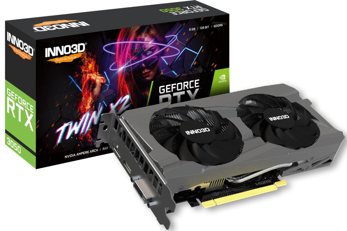 Graphic Card GeForce Rtx 3050 Twin X2  V2 DisplayPort X 3 Hdmi X 1