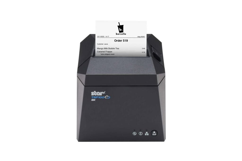 TSP143IV-UE SK GY E+U - Receipt Printer - Thermal - 80mm - USB-C / USB-A / Ethernet - Grey