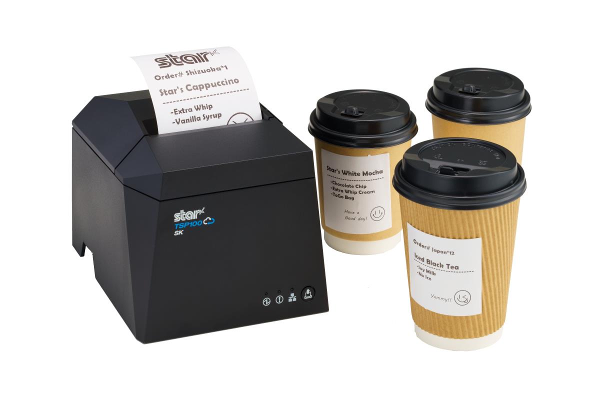 TSP143IV-UE SK GY E+U - Receipt Printer - Thermal - 80mm - USB-C / USB-A / Ethernet - Grey