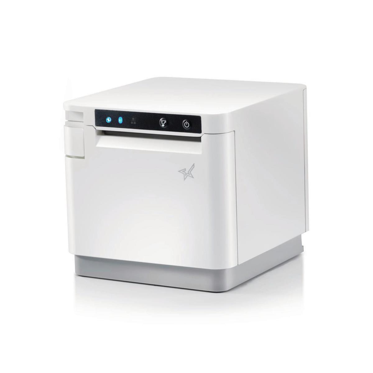 MCP31CBI WT - receipt printer - Thermal - 80mm - LAN / USB-C / CloudPRNT / 2x USB / Bluetooth - 400mm/second print speed - White