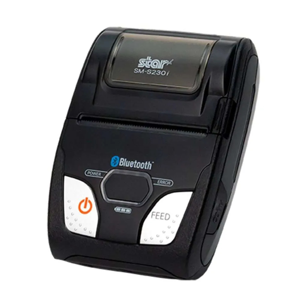 SM-S230I-UB2 EU PRINTER  incl LI-Iion Battery - Mobile Receipt Printer - Thermal - 58mm - Bluetooth - MFI Certified, Auto Reconnect, IOS, Android