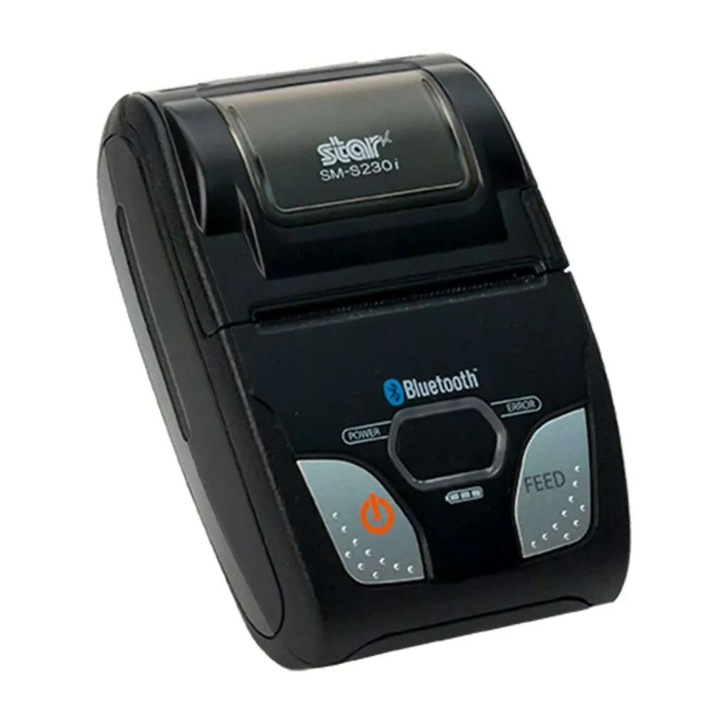 SM-S230I-UB2 EU PRINTER  incl LI-Iion Battery - Mobile Receipt Printer - Thermal - 58mm - Bluetooth - MFI Certified, Auto Reconnect, IOS, Android