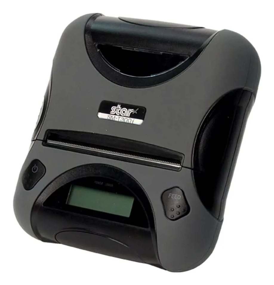 SM-T300I2-DB2 UK Printer Incl Li-ion Battery - Mobile Receipt Printer - Thermal - 80mm - bluetooth - 3in, MFI Certified, Auto Reconnect, IOS, Android
