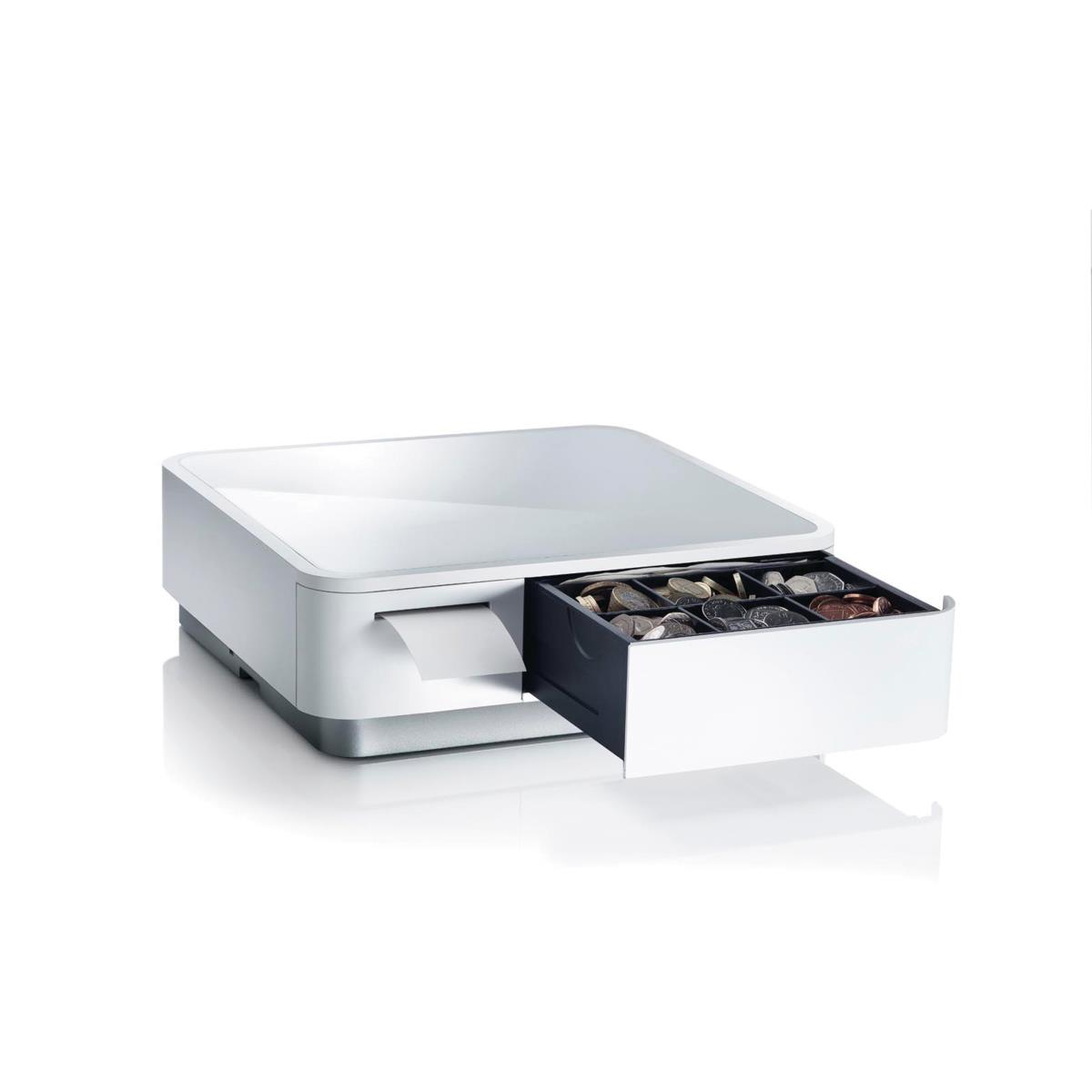 mPOP10CBI WHT E+U - receipt printer - Thermal - 58mm - Bluetooth / USB-C / USB-B / 3x 0.5A USB-A - Autocutter, White Case