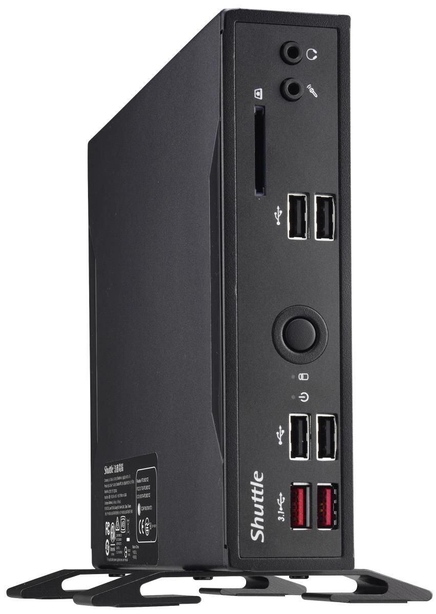 Barebone XPC slim DS10U5 - i5 8265U - 2x 260-pin SO-DIMM - Supports max 2x 16GB Ram - M.2 2280 + 2.5in
