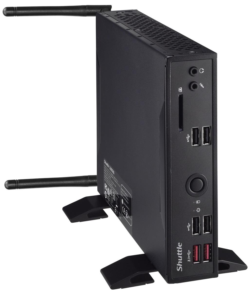 Barebone XPC slim DS10U5 - i5 8265U - 2x 260-pin SO-DIMM - Supports max 2x 16GB Ram - M.2 2280 + 2.5in