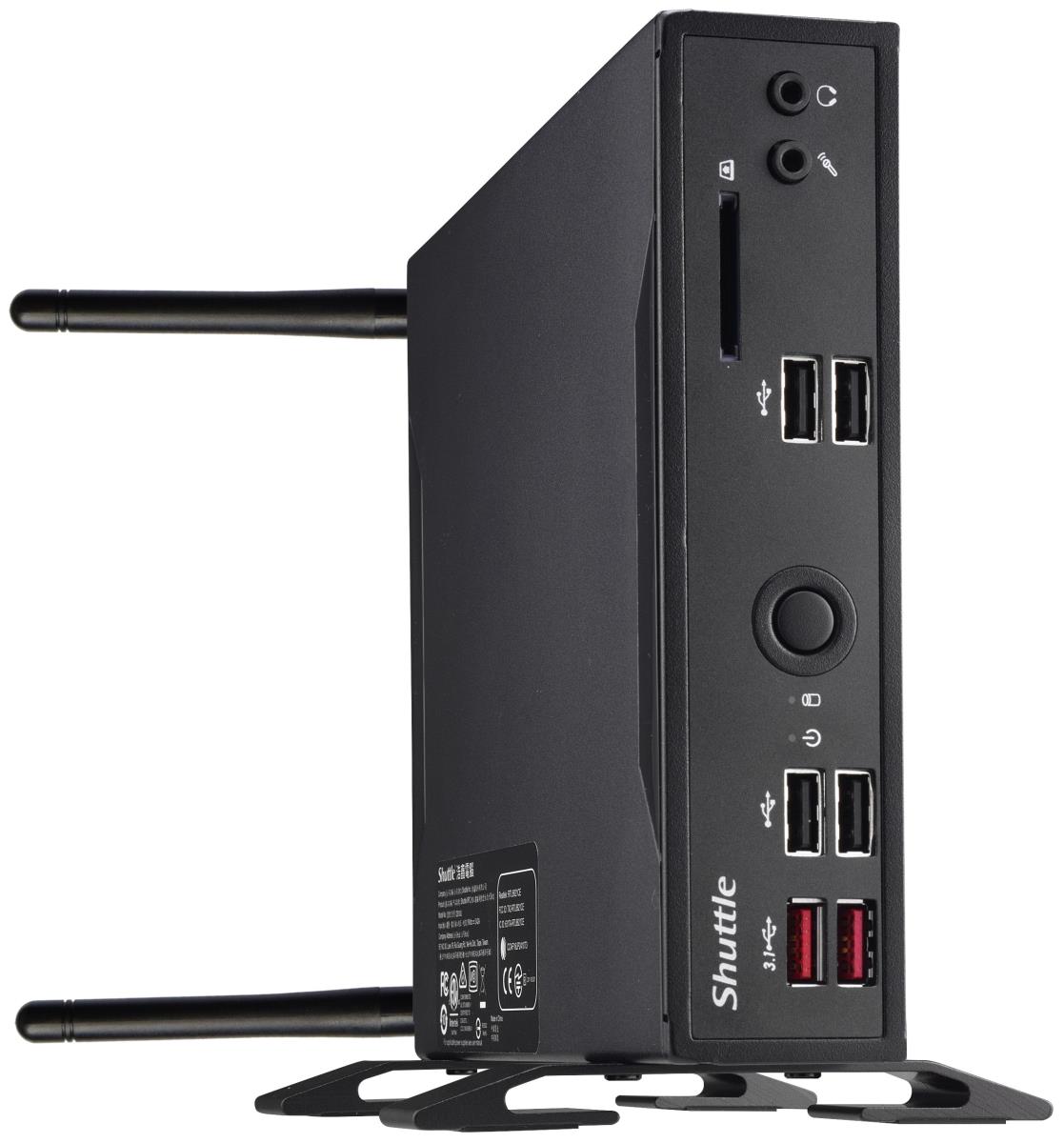 Barebone XPC slim DS10U5 - i5 8265U - 2x 260-pin SO-DIMM - Supports max 2x 16GB Ram - M.2 2280 + 2.5in