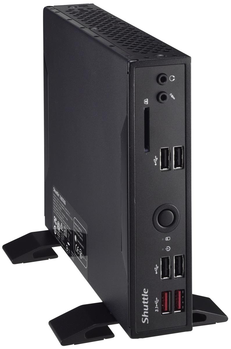 Barebone XPC slim DS10U5 - i5 8265U - 2x 260-pin SO-DIMM - Supports max 2x 16GB Ram - M.2 2280 + 2.5in