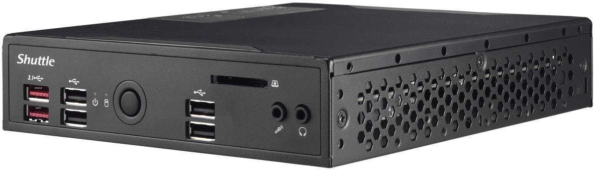 Barebone XPC slim DS10U5 - i5 8265U - 2x 260-pin SO-DIMM - Supports max 2x 16GB Ram - M.2 2280 + 2.5in