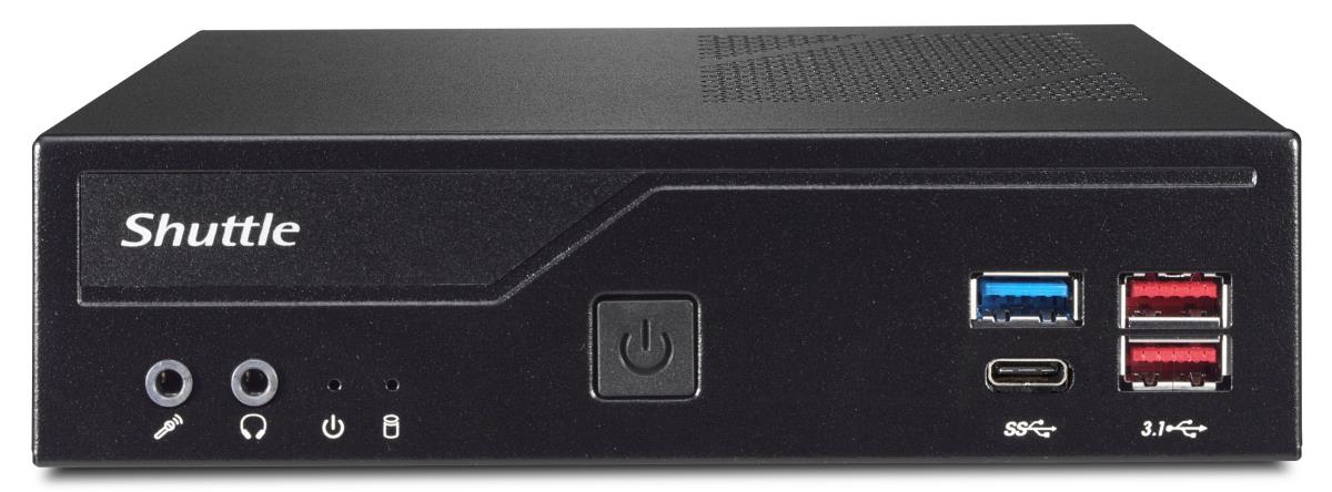 barebone XPC slim DH470C - Intel H410 - LGA1200 - 2x LAN, 2x COM, 4x USB 3.2 Gen 2, HDMI 2.0, 2x DP - without card Reader