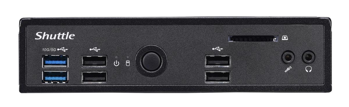 XPC slim (fanless) DS20U - Celeron 5205U - fanless - HDMI 2.0a DP VGA COM