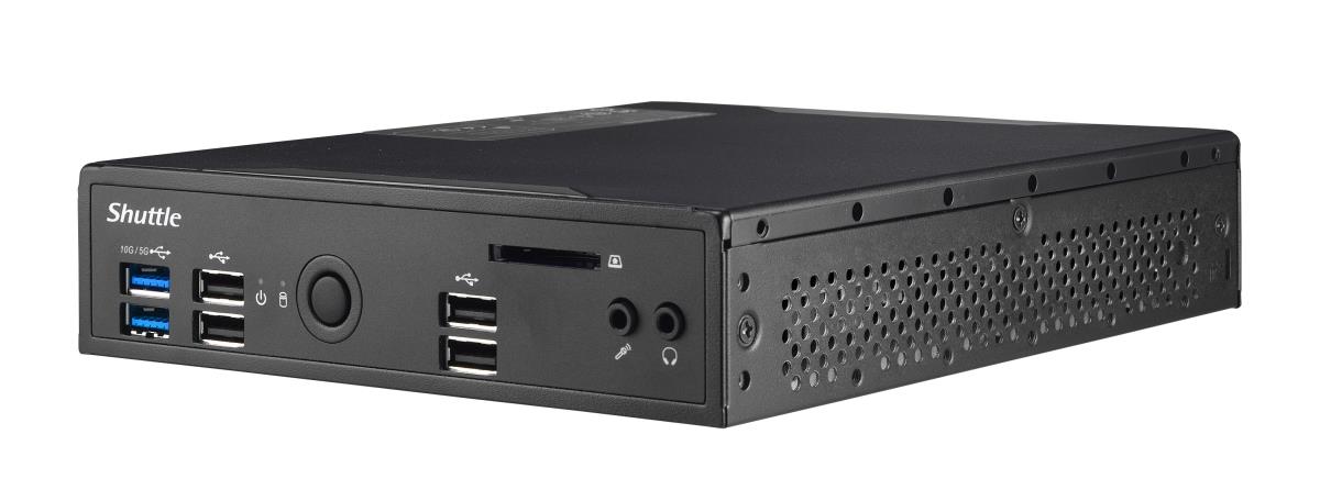 XPC slim (fanless) DS20U - Celeron 5205U - fanless - HDMI 2.0a DP VGA COM