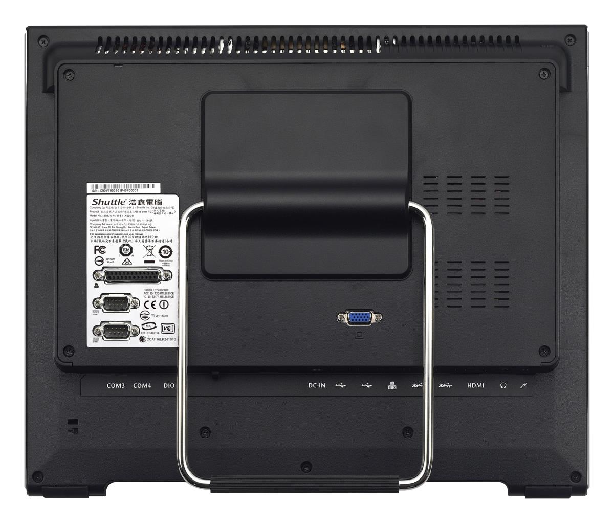 AIO X5080PA 15.6in 5205U 4GB 120GB M2 W10IOT black