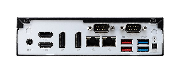 barebone XPC slim (with fan) DH670 - LGA1700 - 1L, H670, 2x HDMI, 2x DP, 2x LAN, 2x COM, Cardreader
