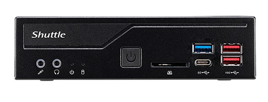 barebone XPC slim (with fan) DH670 - LGA1700 - 1L, H670, 2x HDMI, 2x DP, 2x LAN, 2x COM, Cardreader