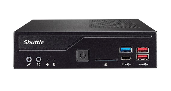 barebone XPC slim (with fan) DH670 - LGA1700 - 1L, H670, 2x HDMI, 2x DP, 2x LAN, 2x COM, Cardreader