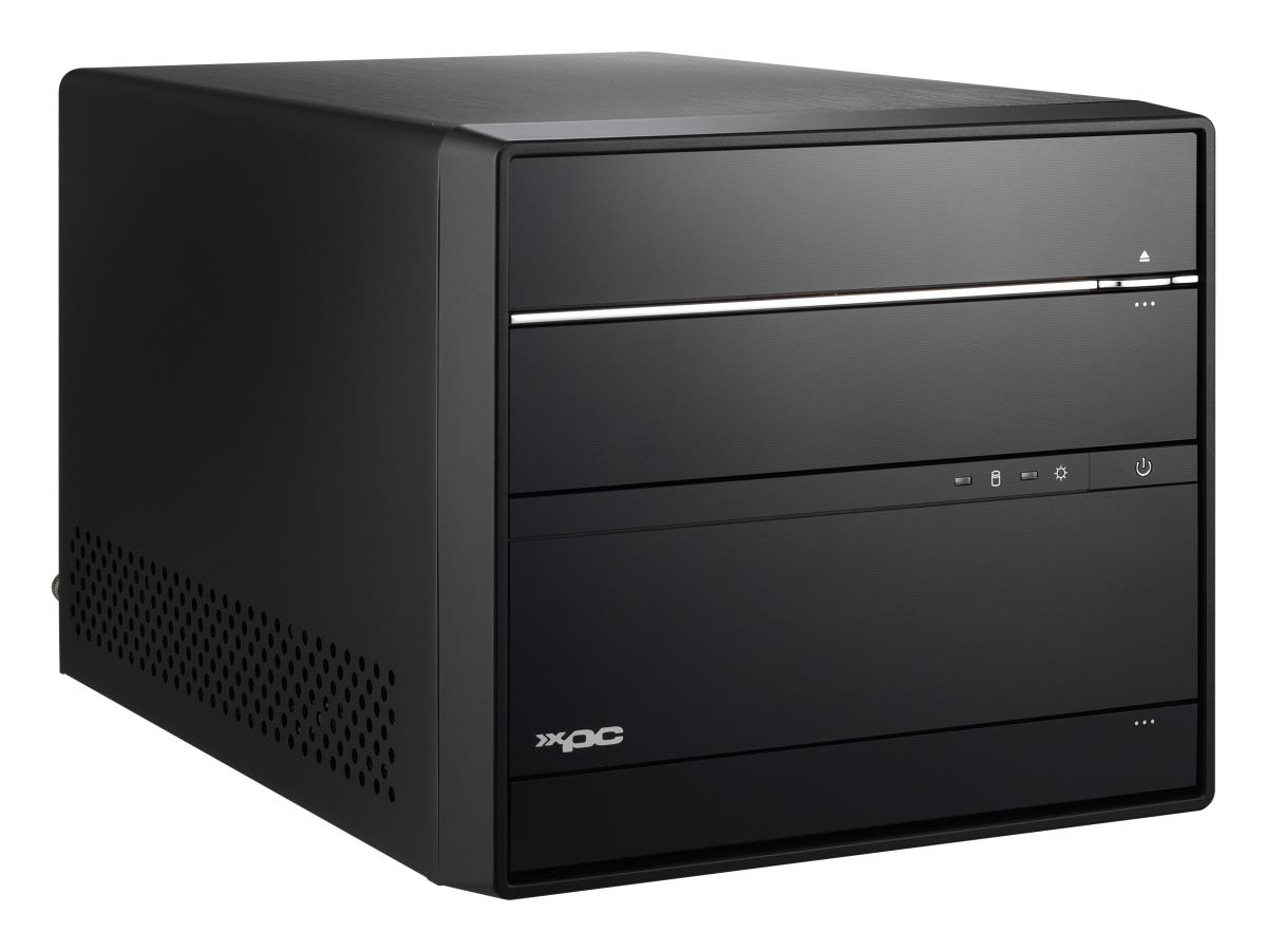 XPC cube Barebone SH570R6 Plus - S1200 Intel H570 1x Pci-e X16 1x Pci-e X4 2x M.2 2xDP 1xHDMI