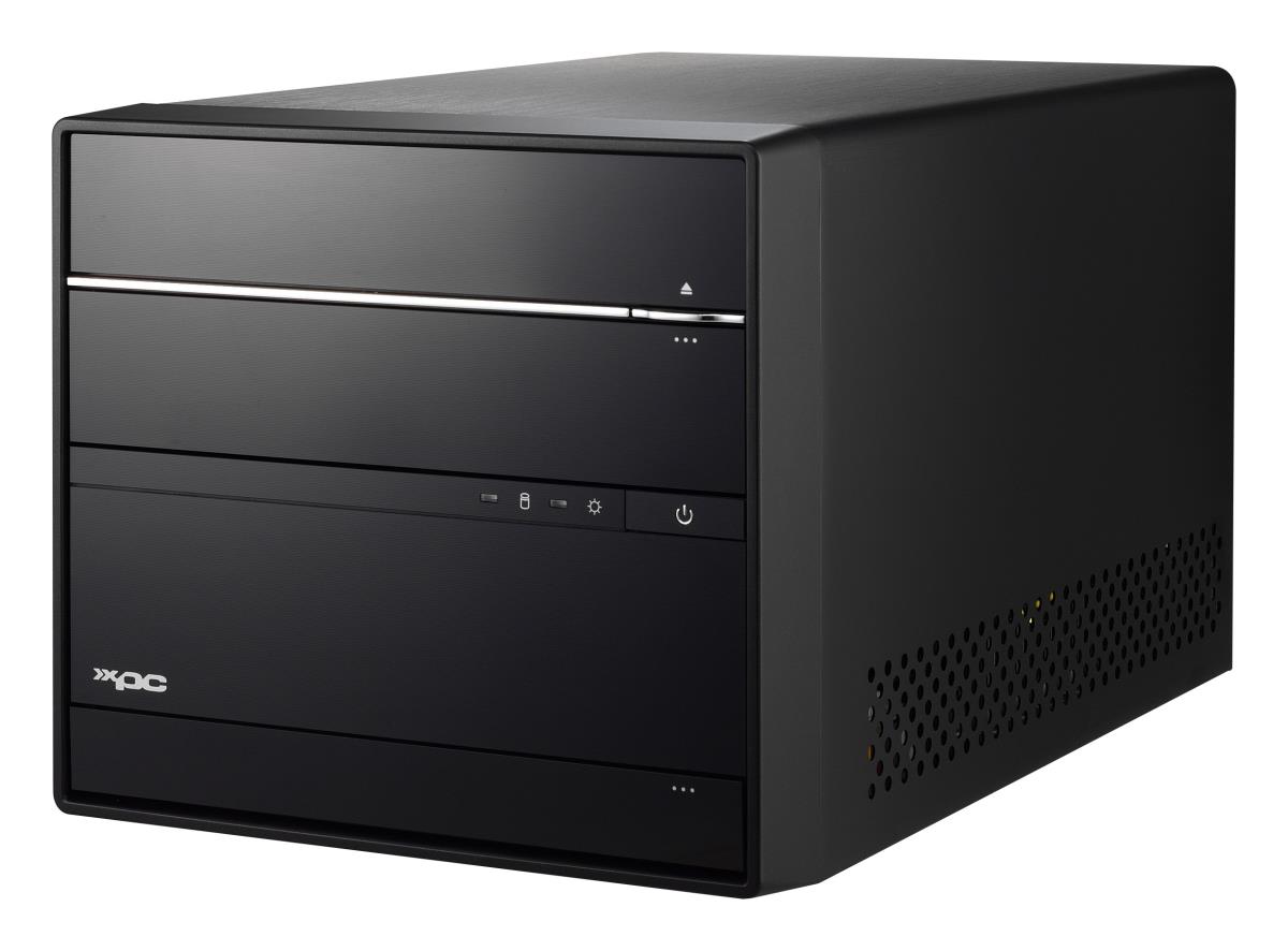 XPC cube Barebone SH570R6 Plus - S1200 Intel H570 1x Pci-e X16 1x Pci-e X4 2x M.2 2xDP 1xHDMI