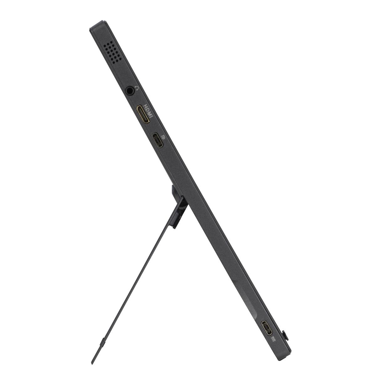Desktop USB-C Monitor - ZenScreen GO MB16AWP - 16in - 1920x1080 (FHD) - Black/Grey