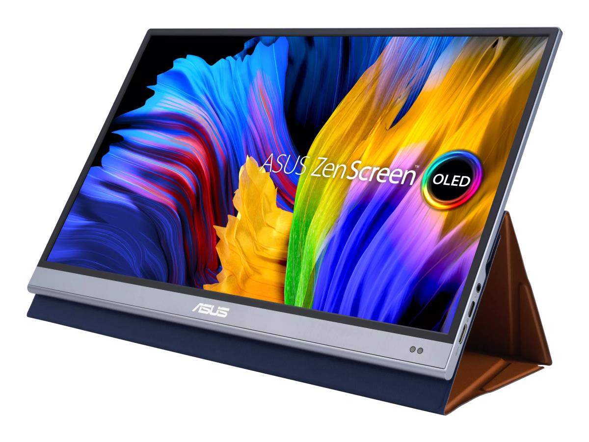 Desktop USB-C Monitor - ZenScreen OLED MQ16AH - 16in - 1920x1080 (FHD) - Grey