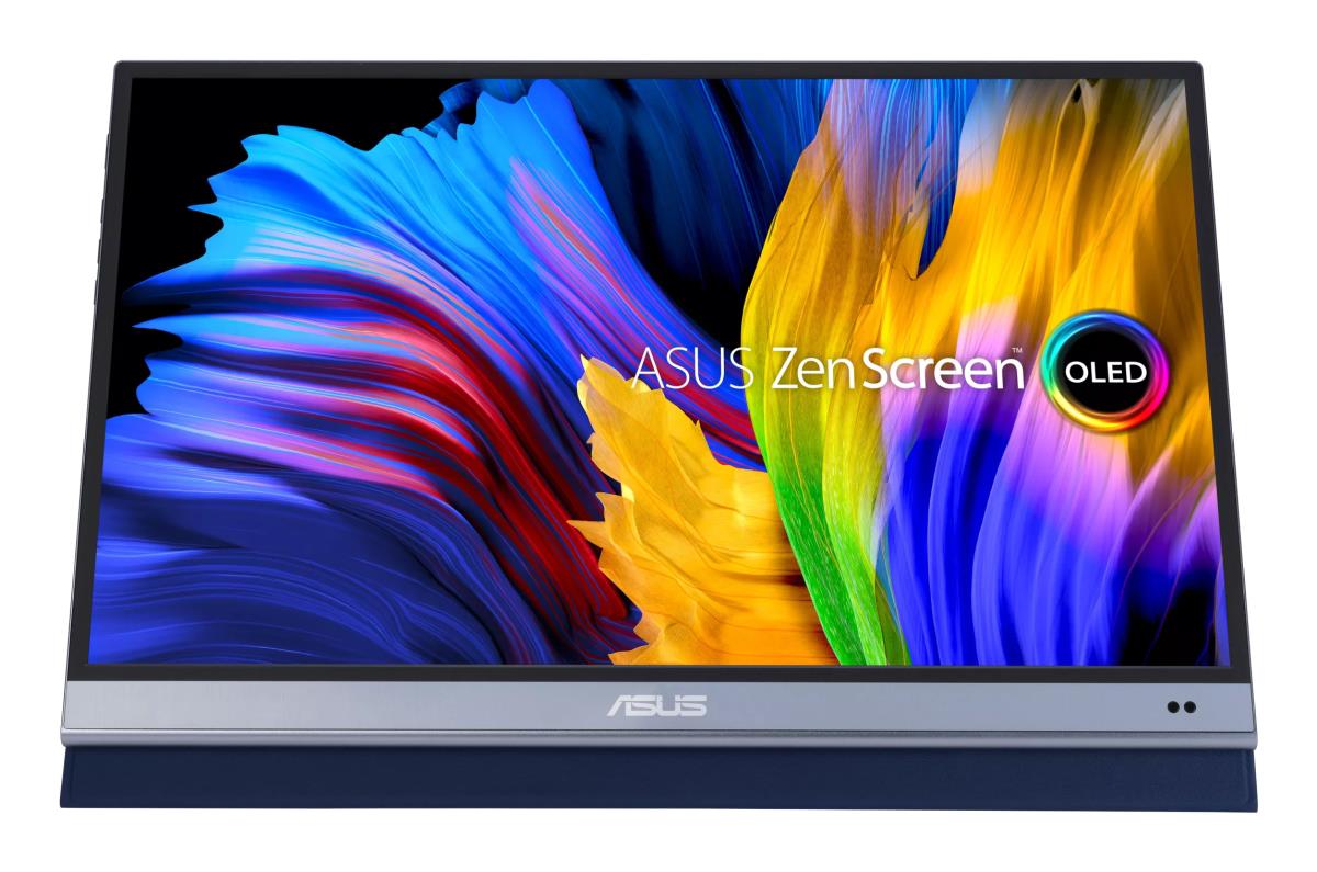 Desktop USB-C Monitor - ZenScreen OLED MQ16AH - 16in - 1920x1080 (FHD) - Grey
