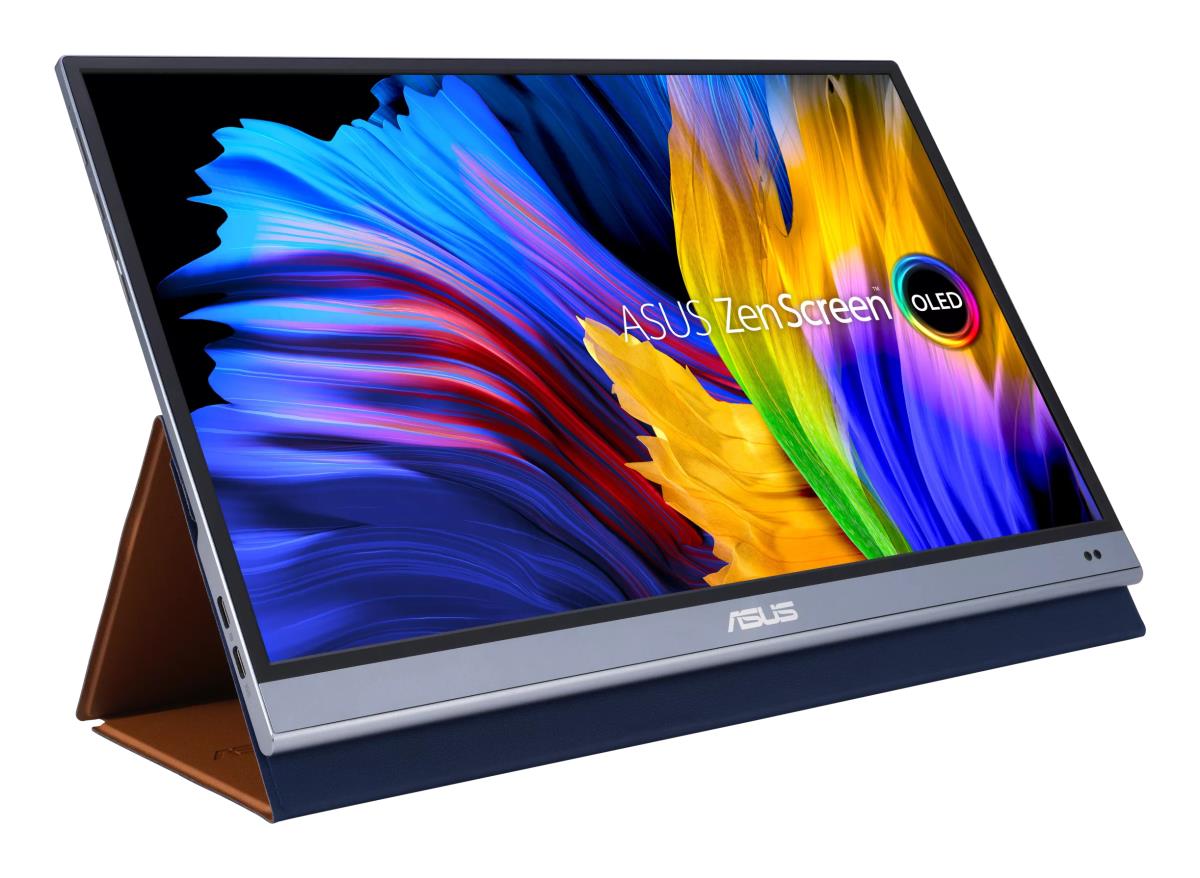 Desktop USB-C Monitor - ZenScreen OLED MQ16AH - 16in - 1920x1080 (FHD) - Grey