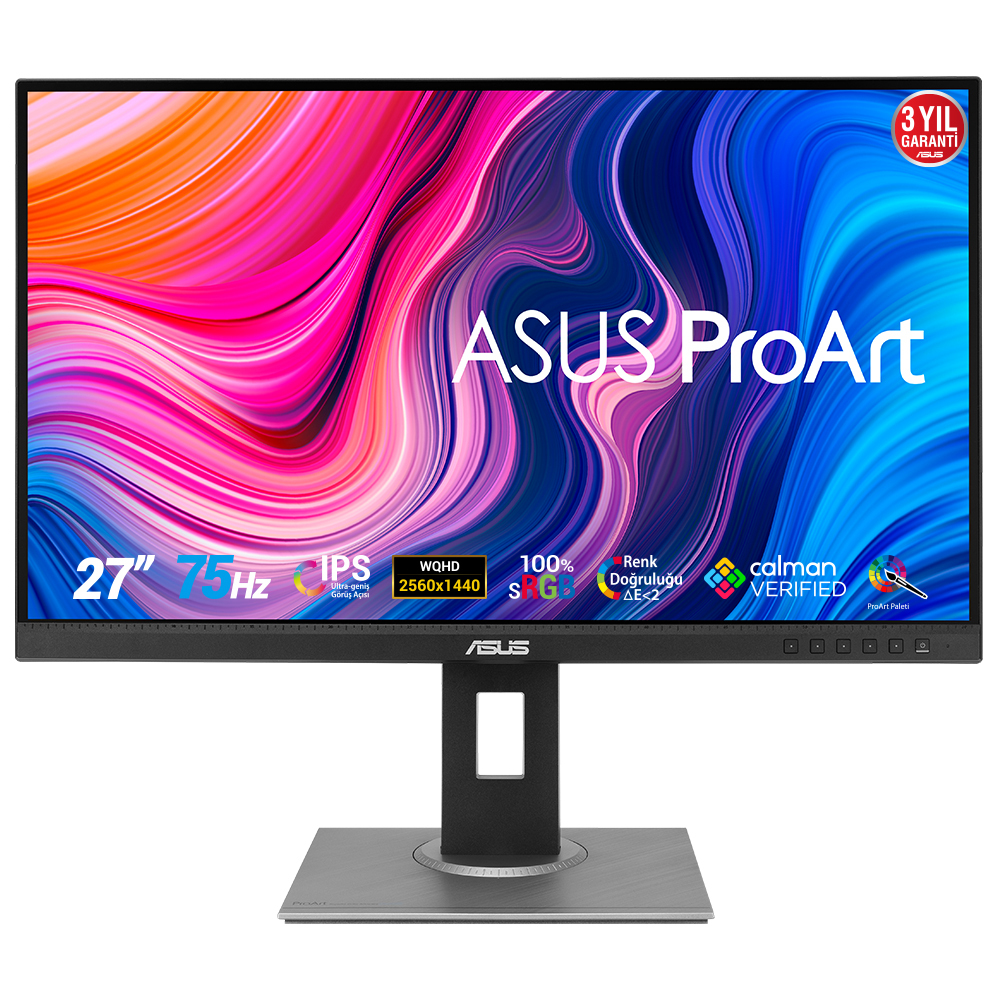 Desktop Monitor - ProArt Display PA278QV - 27in - 2560x1440 (WQHD) - Black