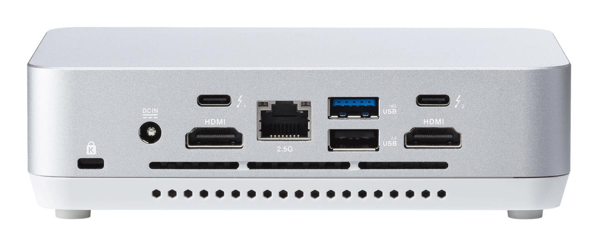 Barebone Mini PC NUC 14 Pro+ RNUC14RVSU500000I - Core Ultra 5 125H - 0 GB - no HDD - Silver