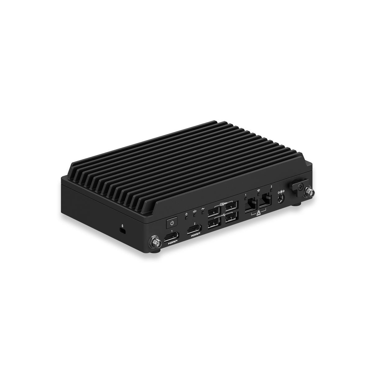 Barebone Mini PC NUC 13 Rugged Tall BNUC13BRFA400B02I - Atom x7 x7425E - 0 GB - SSD 64GB - Black