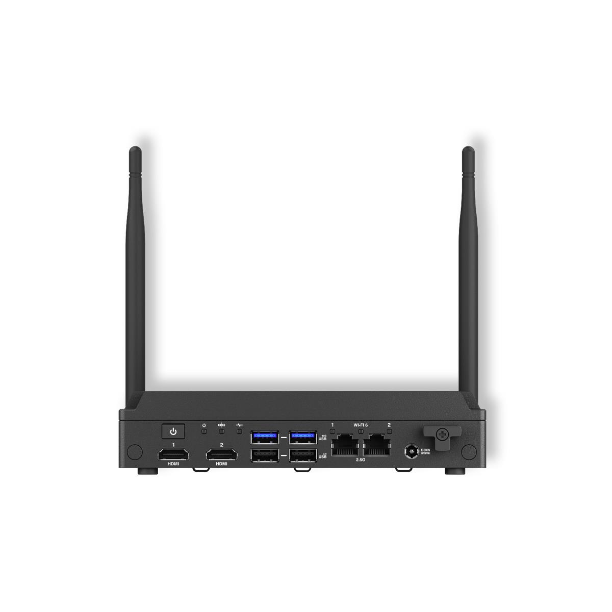 Barebone Mini PC NUC 13 Rugged Tall BNUC13BRFA400B02I - Atom x7 x7425E - 0 GB - SSD 64GB - Black