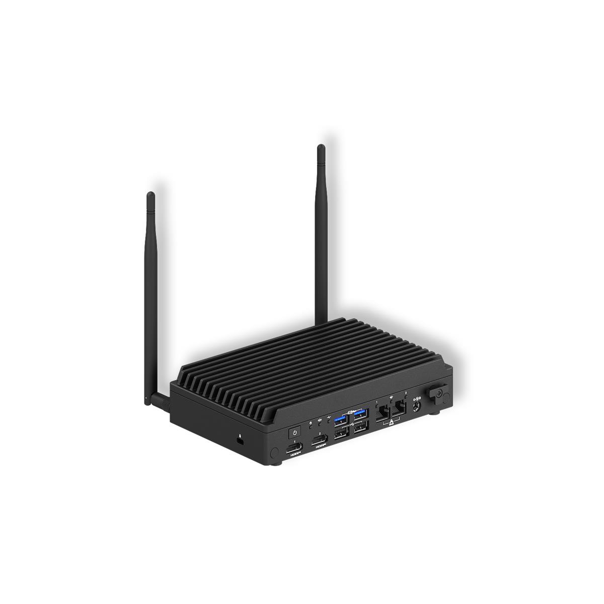 Barebone Mini PC NUC 13 Rugged Tall - Atom x7 x7425E - 0 GB - SSD 0 GB - Black
