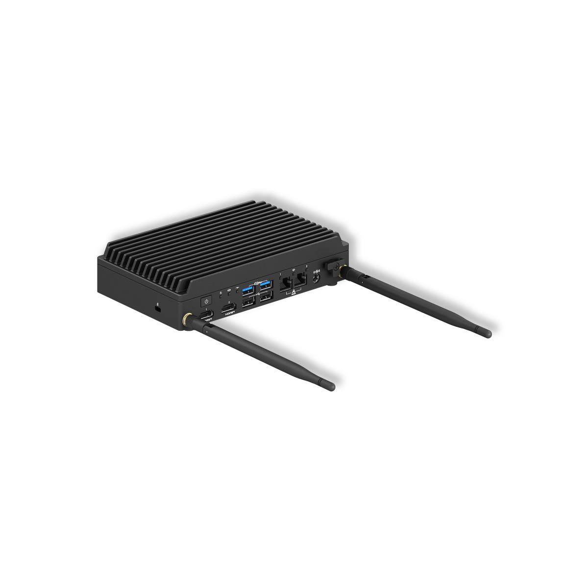Barebone Mini PC NUC 13 Rugged Tall - Atom x7 x7425E - 0 GB - SSD 0 GB - Black