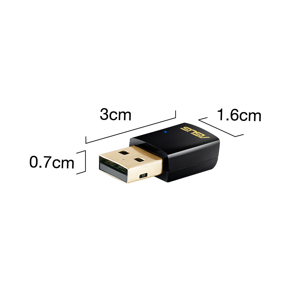 Wireless Network Adapter USB-ac51 Ac600 USB2.0 WLAN 802.11ac