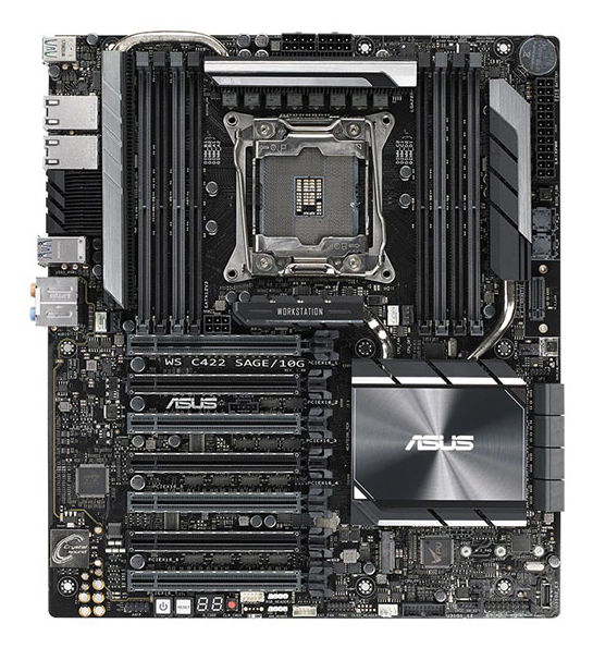 Motherboard WS C422 SAGE/10G / LGA2066 C422 DDR4 512GB SSI CEB