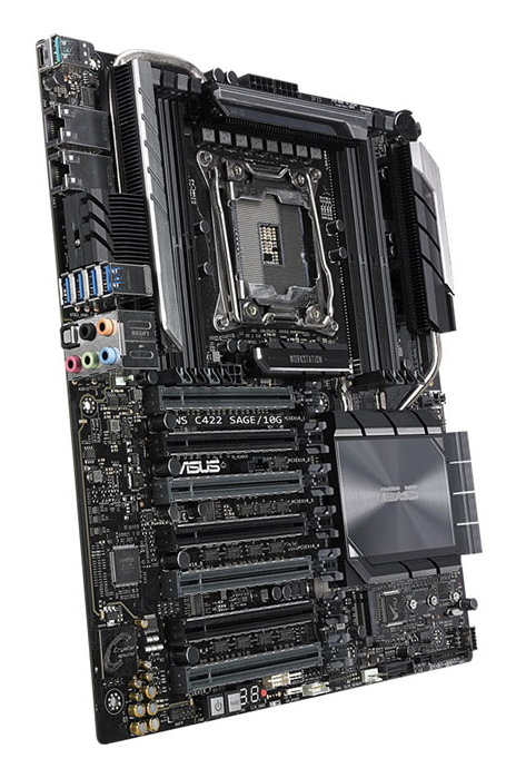 Motherboard WS C422 SAGE/10G / LGA2066 C422 DDR4 512GB SSI CEB