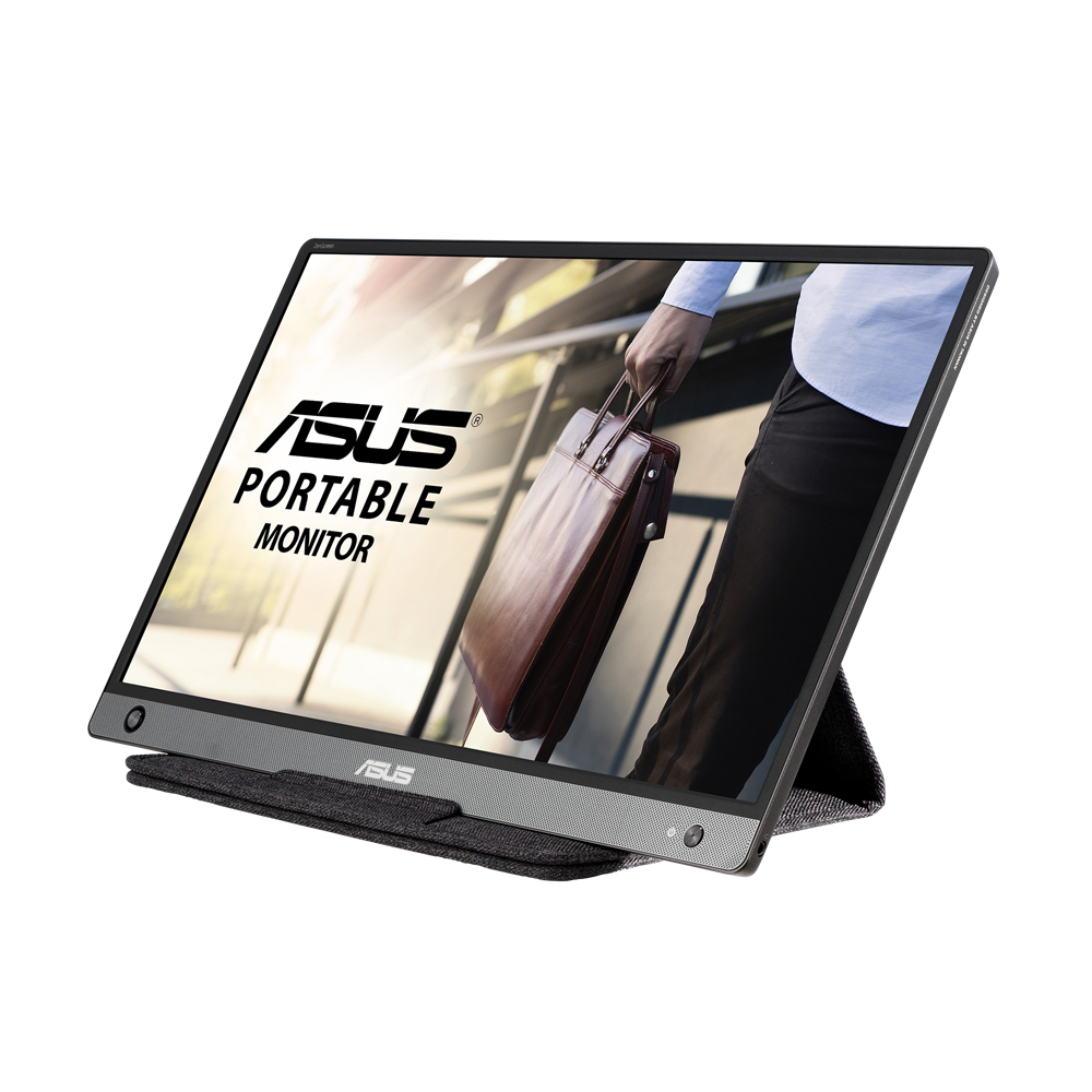 USB Monitor - ZenScreen MB16AH - 16in - 1920x1080 (FHD) - Black/Grey