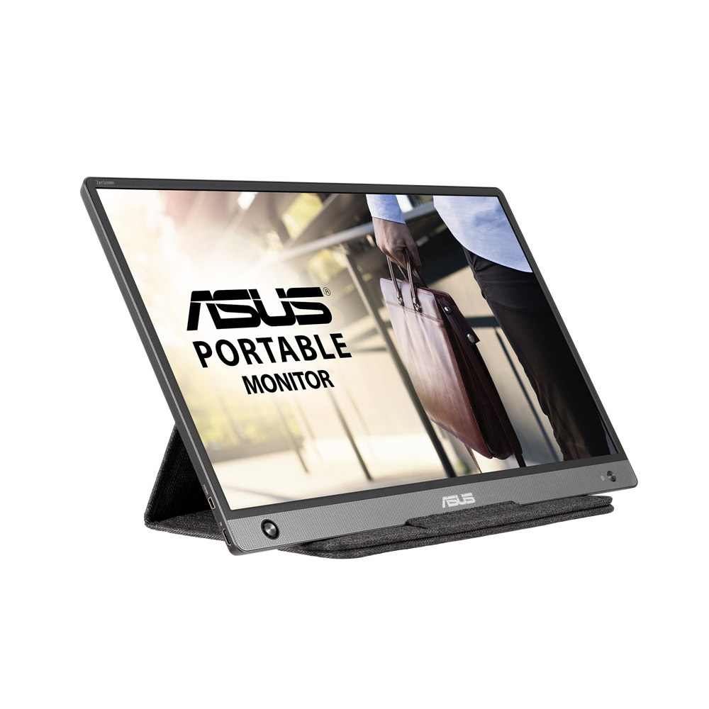 USB Monitor - ZenScreen MB16AH - 16in - 1920x1080 (FHD) - Black/Grey