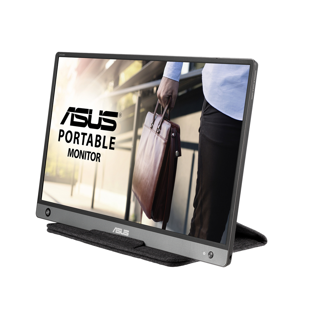 USB Monitor - ZenScreen MB16AH - 16in - 1920x1080 (FHD) - Black/Grey