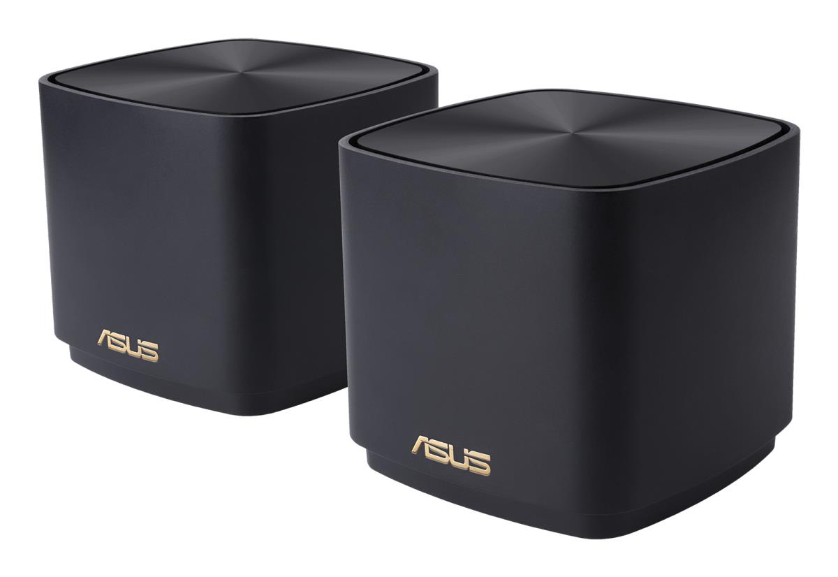 ZenWi-Fi AX Mini (XD4) Wi-Fi 6 Router System Black - 2 Pack