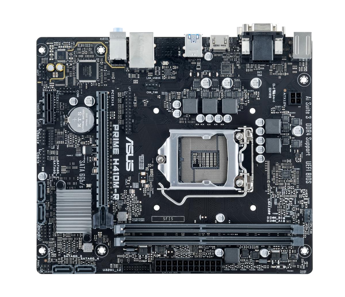 Motherboard PRIME  H410M-R-SI mATX +2GLN+U3.2+M2 SATA6+4xDDR4