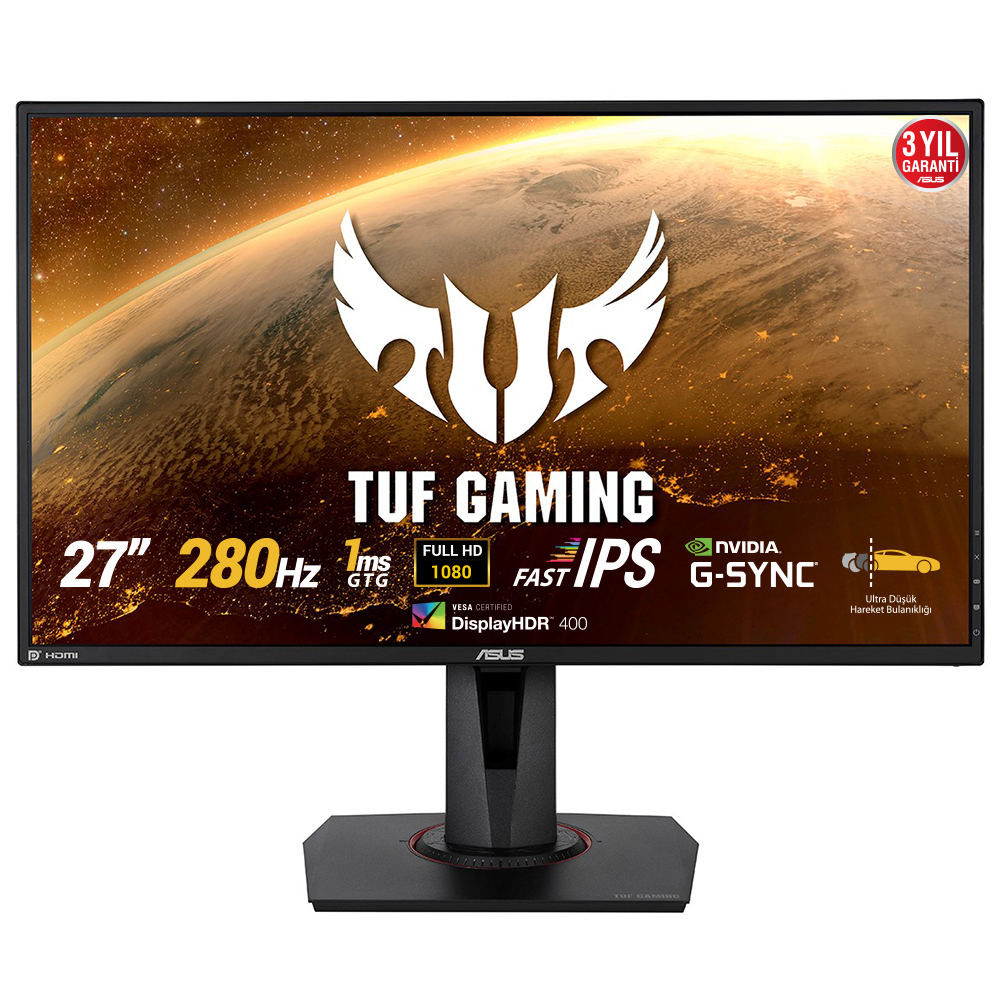 Desktop Monitor - TUF Gaming VG279QM - 27in - 1920x1080 (FHD) - Black