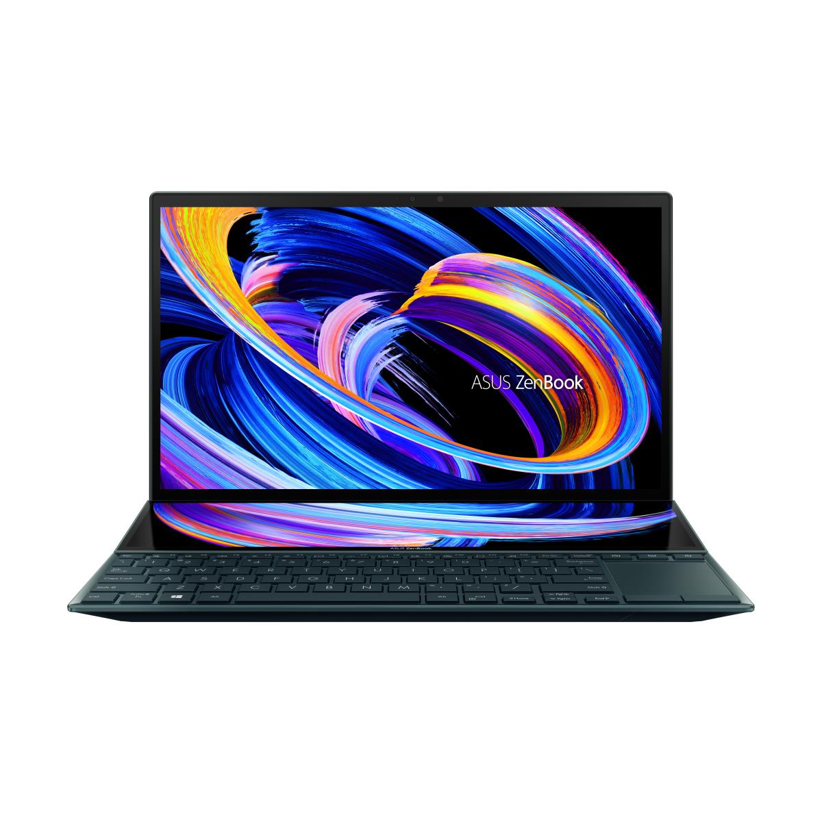 ZenBook Duo 14 UX482EA-HY106T-BE - 14in Touch - i7 1165G7 - 16GB Ram - 1TB SSD - Win10 Home - Azerty Belgian - Celestial Blue