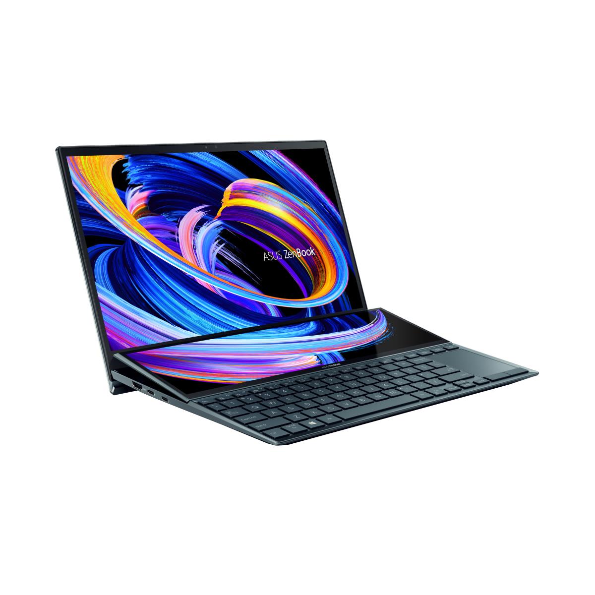 ZenBook Duo 14 UX482EA-HY106T-BE - 14in Touch - i7 1165G7 - 16GB Ram - 1TB SSD - Win10 Home - Azerty Belgian - Celestial Blue
