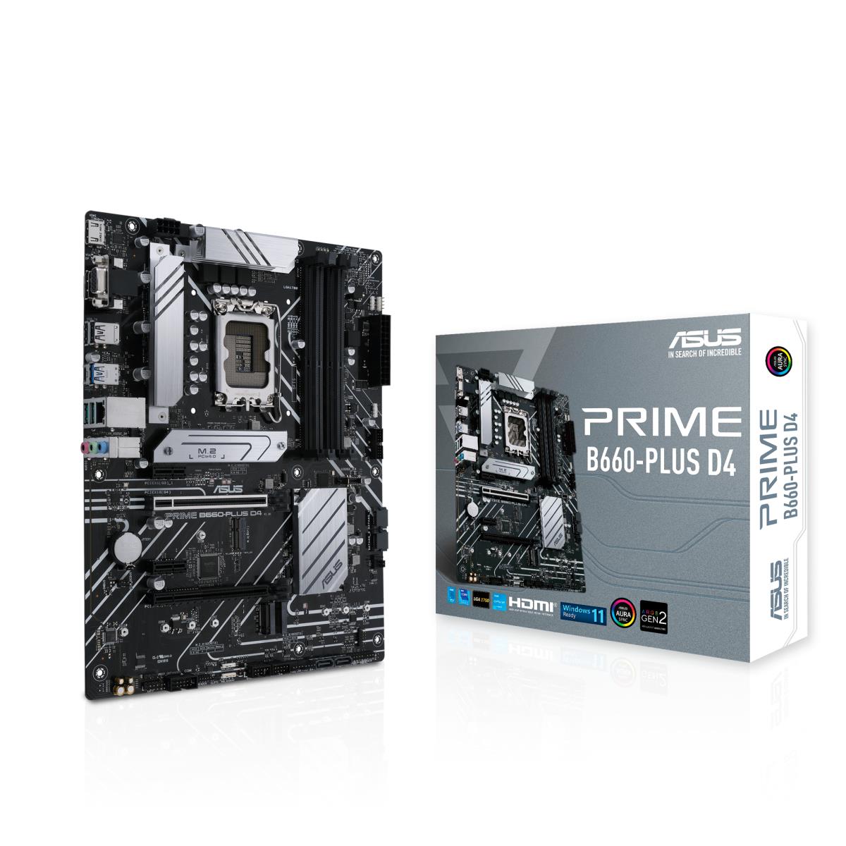Motherboard PRIME B660-PLUS D4 / LGA1700 B660 DDR4 128GB ATX