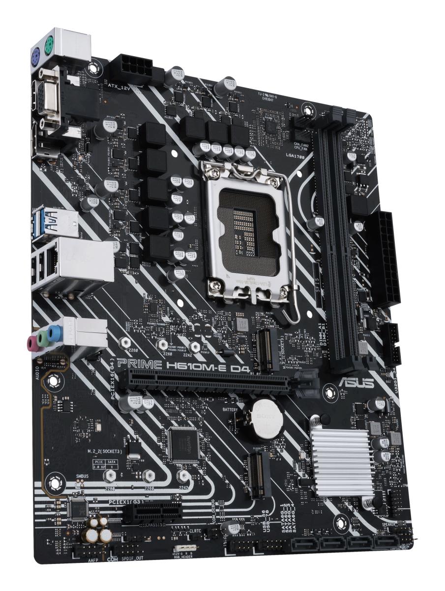 Motherboard PRIME H610M-E D4 / LGA1700 H610 DDR4 64GB mATX